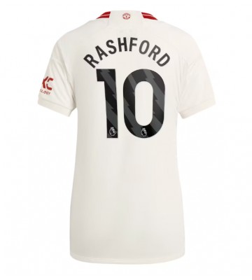 Manchester United Marcus Rashford #10 Tredje Tröja Kvinnor 2023-24 Kortärmad